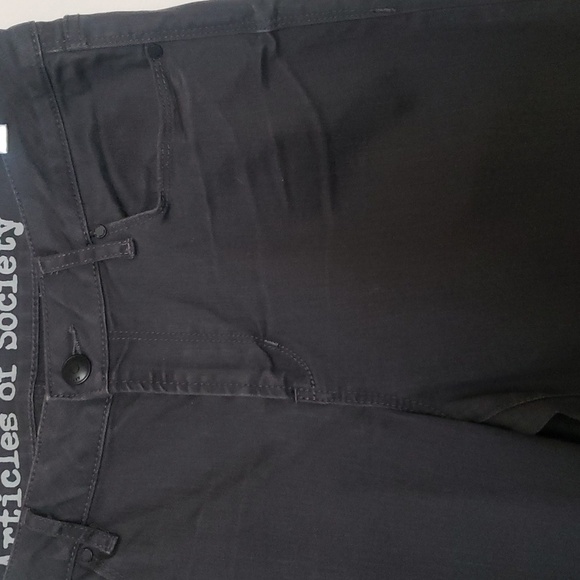 Articles of Society Mya Charcoal Skinny Jeans Gray Stretch Low Rise - Picture 5 of 10